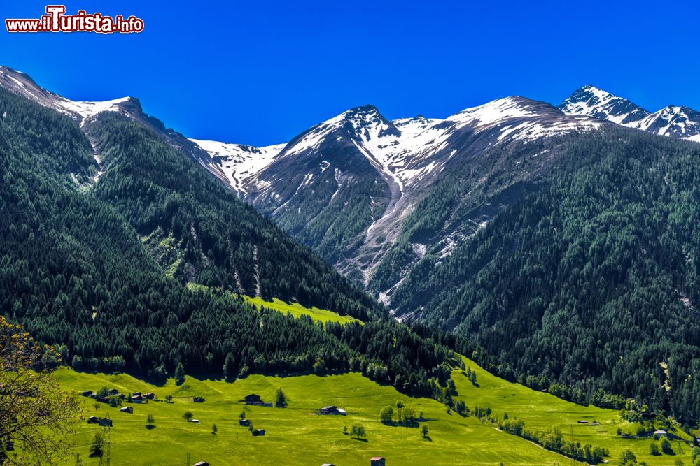 Immagine Paesaggio alpino nella zona di Morel-Filet, Cantone Vallese in Svizzera