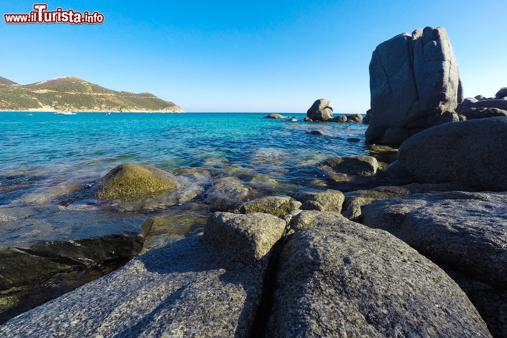 Immagine Paesaggio costiero nei pressi di Solanas, Sardegna.