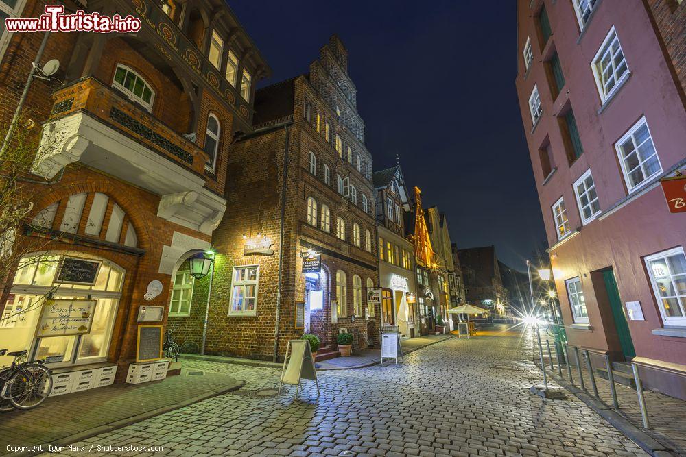 Immagine Frontoni anseatici a gradoni nella città vecchia di Luneburg