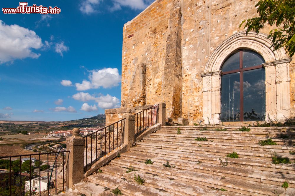 Immagine Panorama dal villaggio di Sambuca di Sicilia, piccolo borgo dell'agrigentino