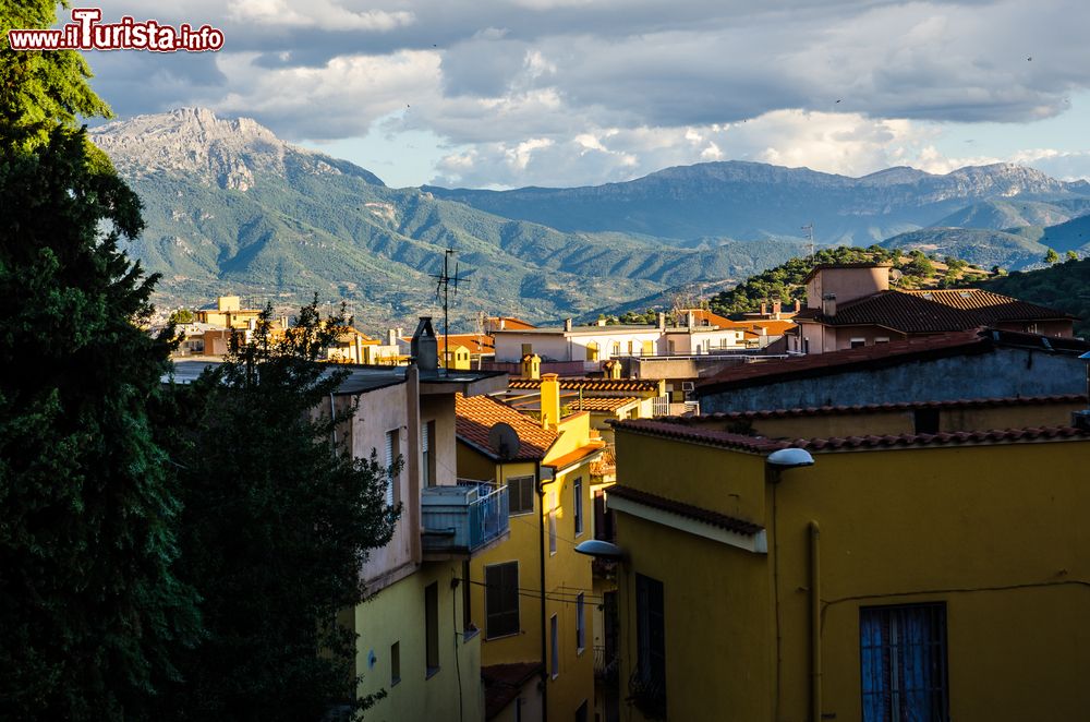 Immagine Panorama del centro di nuoro e le montagne della Sardegna