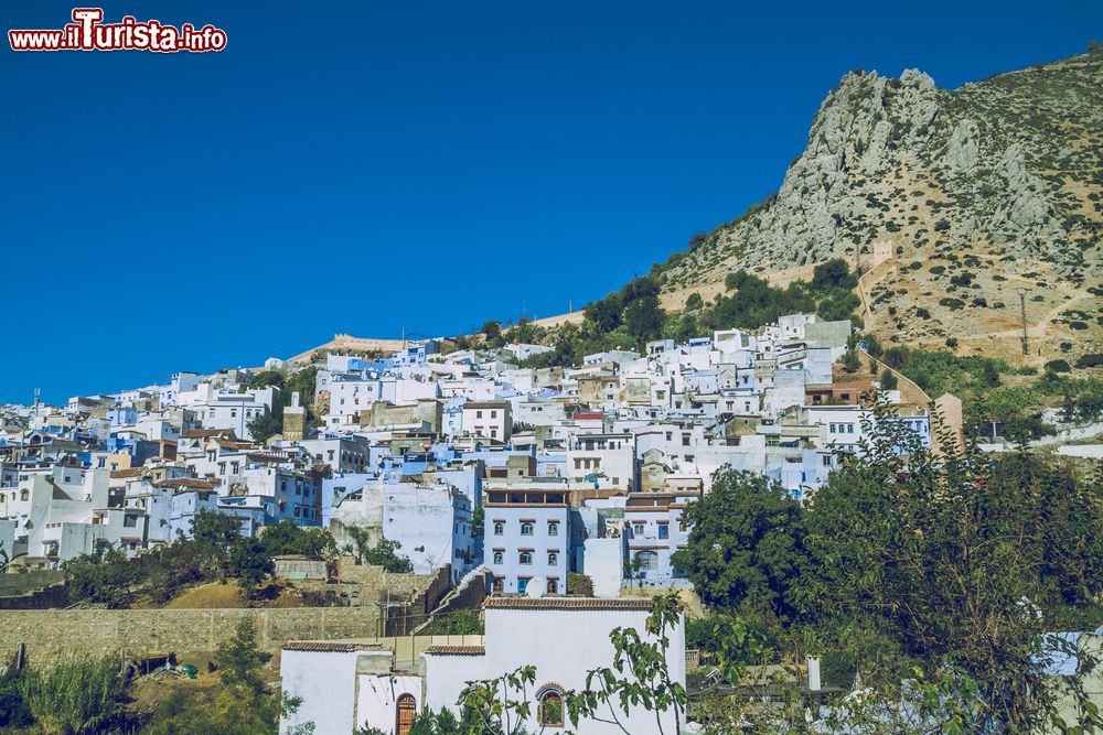 Immagine Panorama del centro di Teouan in Marocco, città del nord della nazione africana