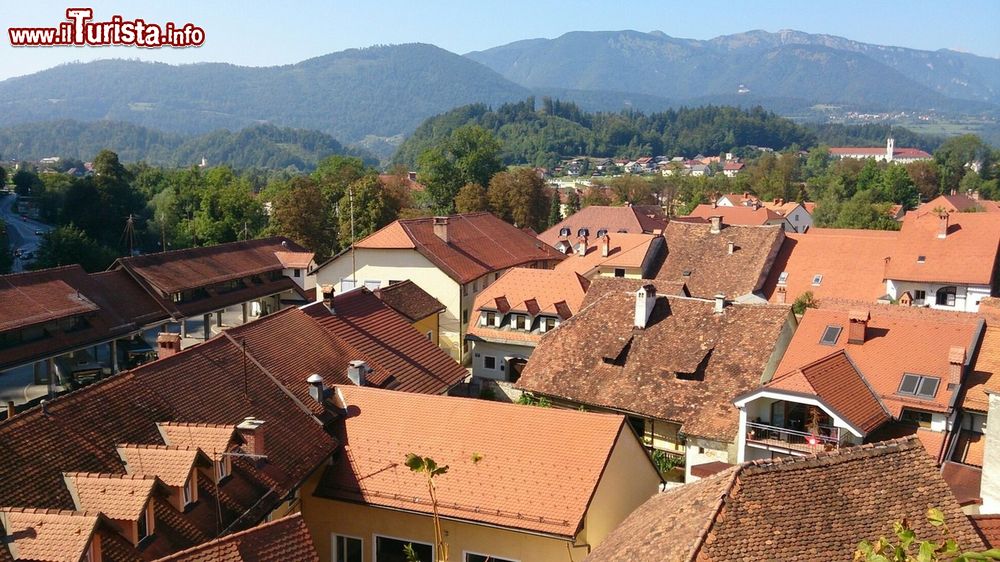 Immagine Panorama del centro storico della città di Kamnik in Slovenia