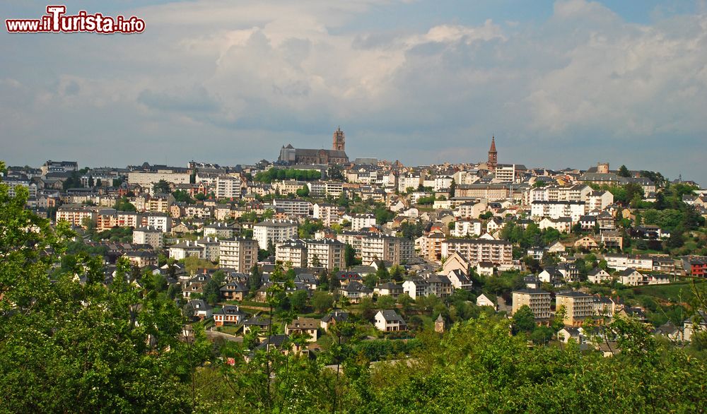 Immagine Panorama della città di Rodez in Francia