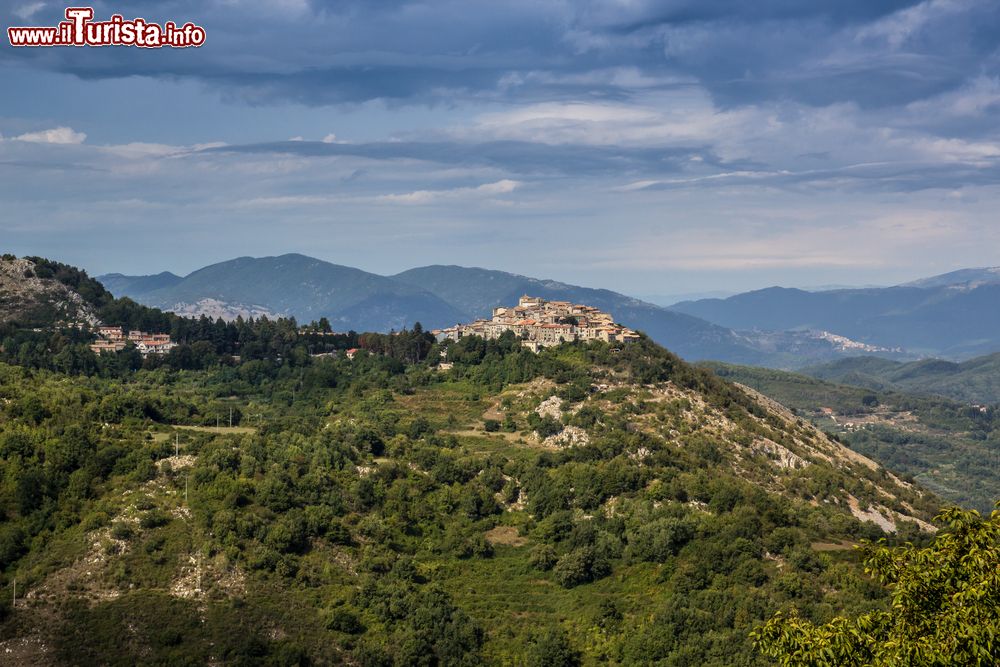 Immagine Panorama della cittadina di Capranica Prenestina uno dei borghi del Lazio
