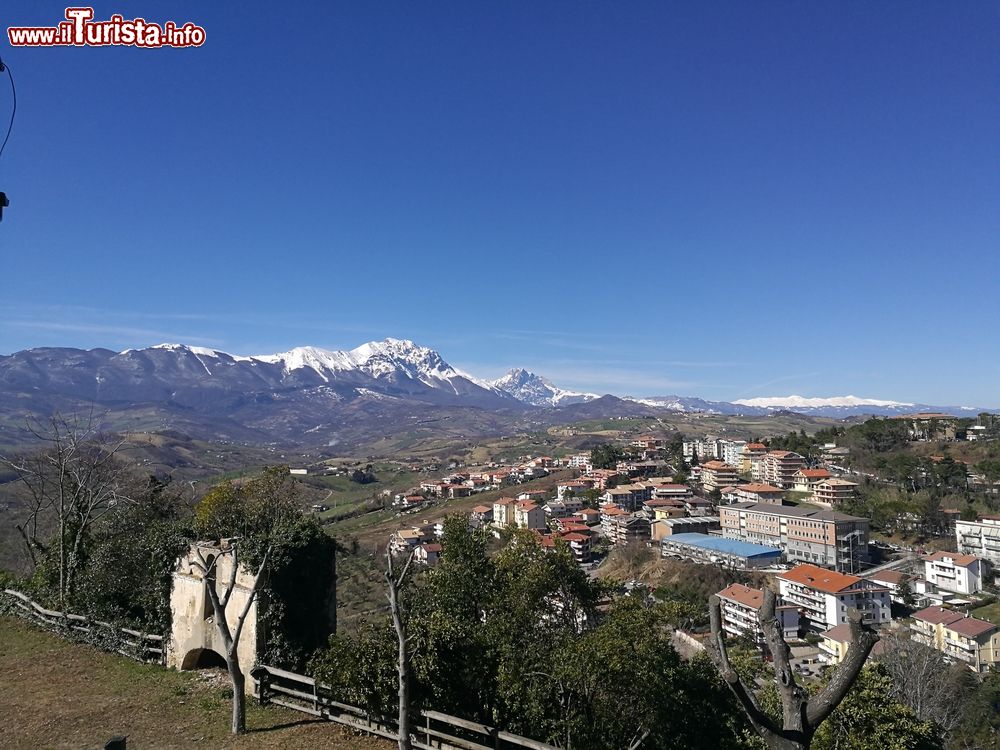 Immagine Panorama della cittadina di Penne in Abruzzo.
