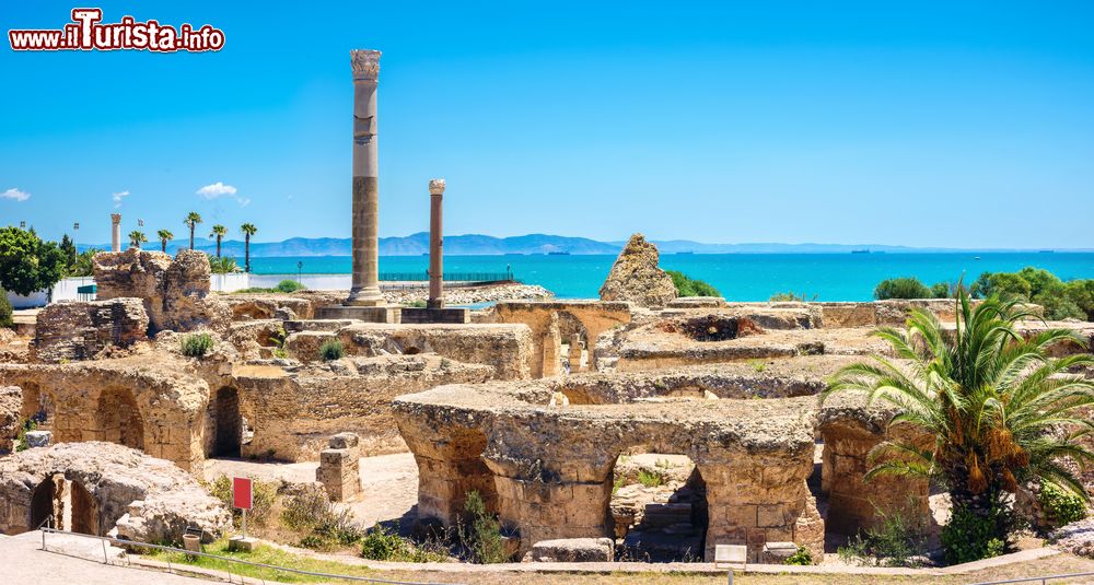 Immagine Panorama delle rovine di Cartagine in Tunisia
