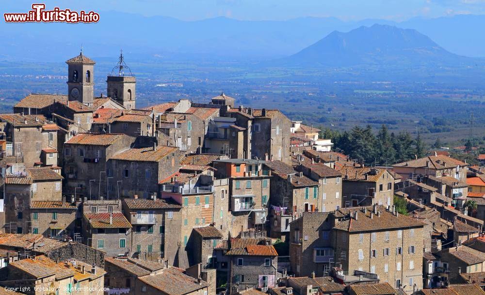 Immagine Panorama di Caprarola nel Lazio, i paesaggi intorno al Lago di Vico - © trotalo / Shutterstock.com