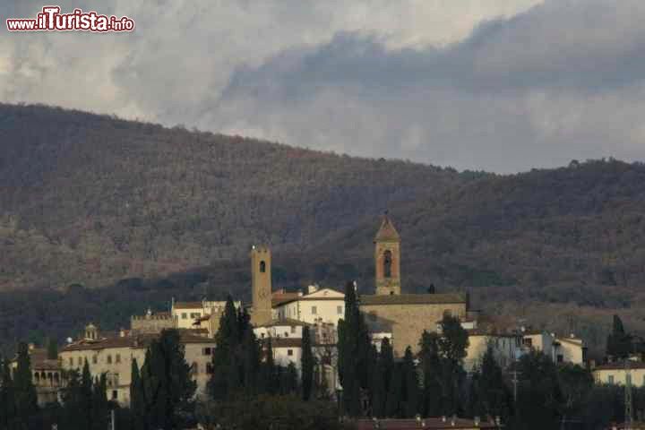 Immagine Il panorama del piccolo borgo di Castiglion Fibocchi vicino ad Arezzo in Toscana