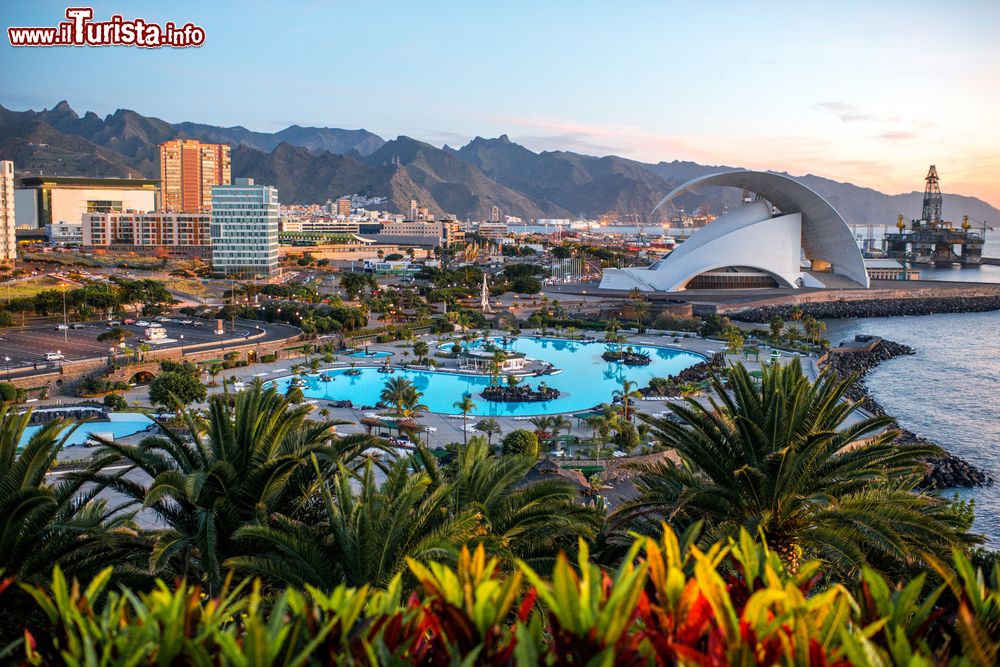 Immagine Il Panorama di Santa Cruz de Tenerife, sulla costa nord-orientale,  Isole Canarie (Spagna)