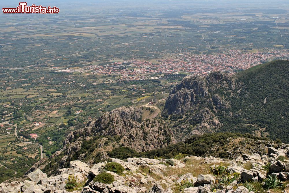 Immagine Panorama di Villacidro dal Monte Margiani in Sardegna