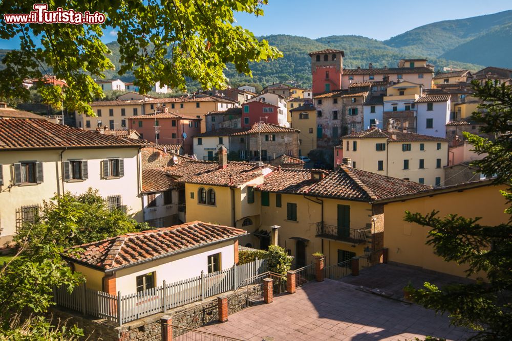 Immagine Panorma del centro storico di Loro CIuffenna, siamo a nord-ovest di Arezzo in Toscana