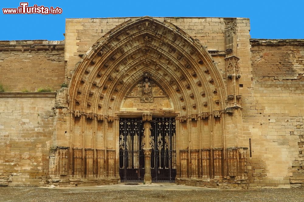 Immagine Particolare architettonico della Seu Vella di Lerida, Spagna.
