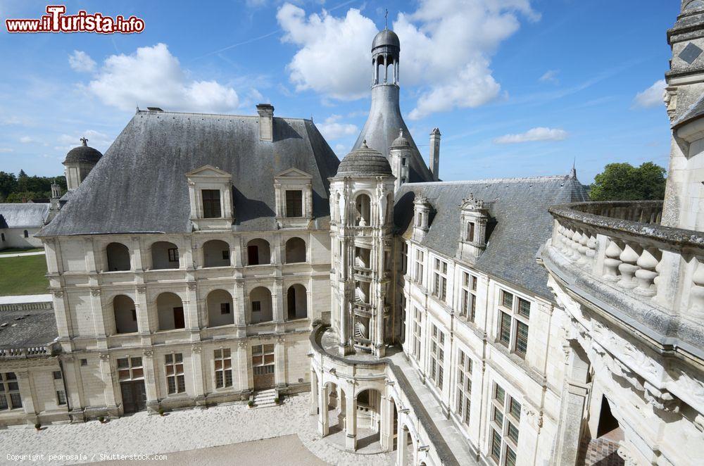 Immagine Particolare dell'architettura e dei tetti del Castello di Chambord, Valle della Loira, Francia - © pedrosala / Shutterstock.com