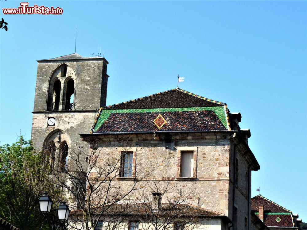 Immagine Particolare della cattedrale di Saint Fulcran nella cittadina di Lodeve, Occitania, Francia. Dedicata inizialmente a San Genius, venne poi intitolata al religioso che fu vescovo della città attorno all'anno Mille.