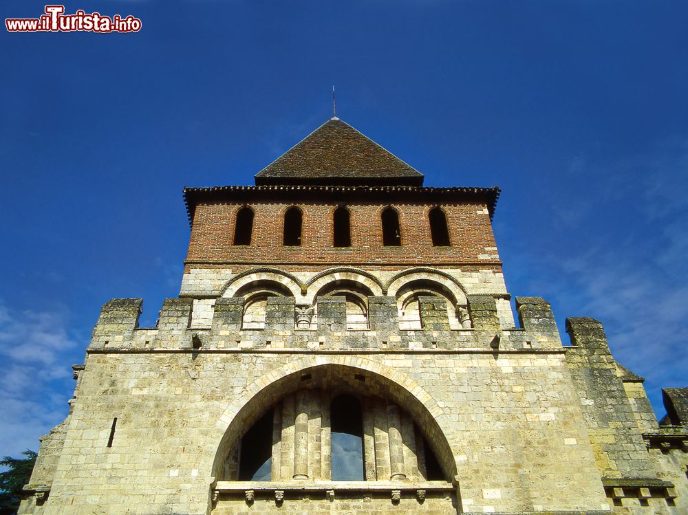 Immagine Particolare della chiesa romanica di Moissac sulla Via per Santiago di Compostela, Francia.