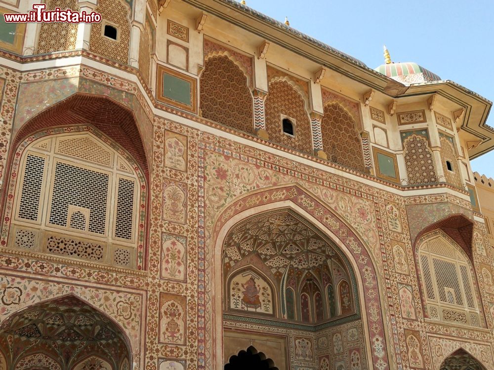 Immagine Particolare di Fort Amber una delle attrazioni di Jaipur in India