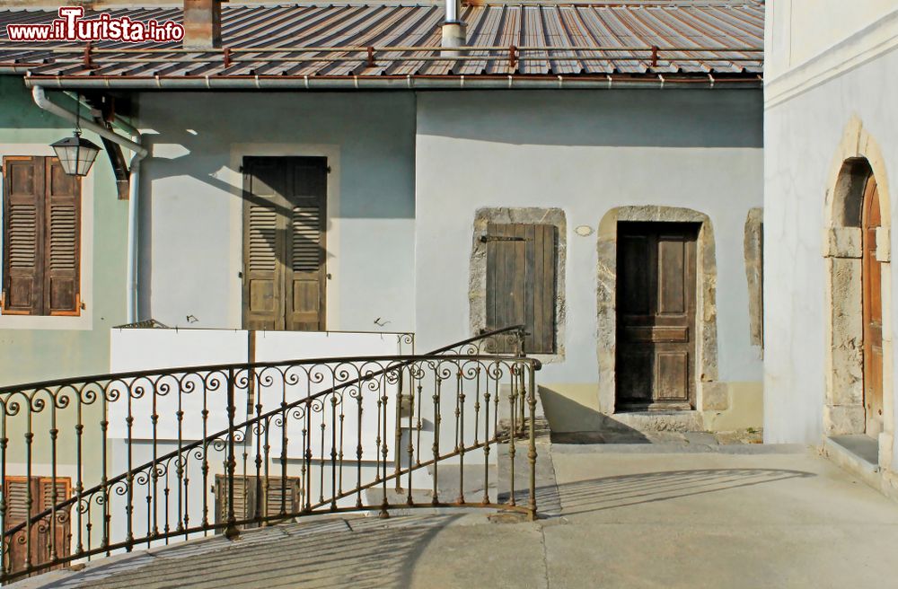 Immagine Particolare di una casa nel centro storico di Albertville, dipartimento della Savoia (Francia).