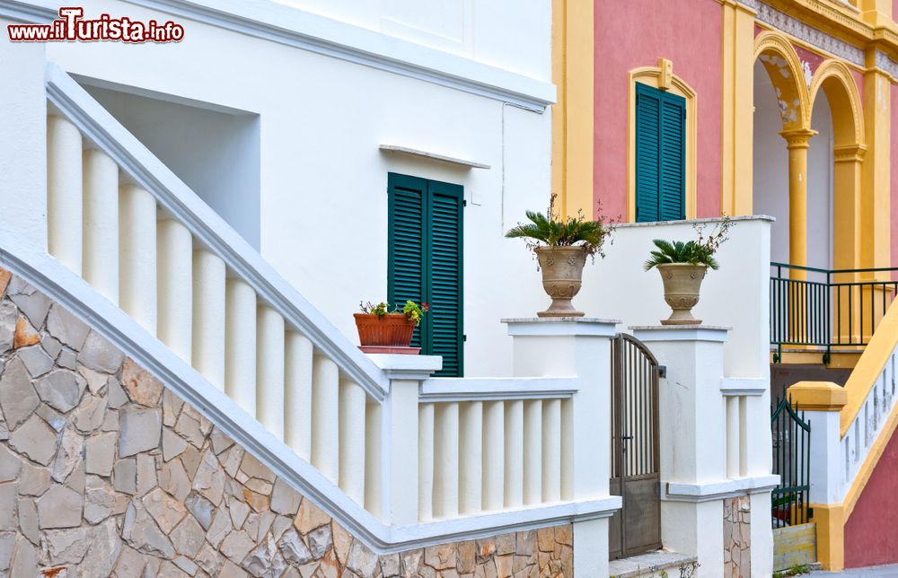 Immagine Particolare di una famosa villa del XIX° secolo a Santa Maria di Leuca, provincia di Lecce, Puglia.