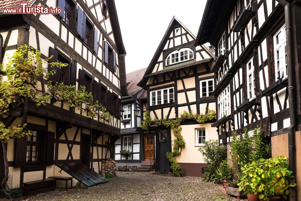 Immagine Passeggiando tra le case tipiche di Gengenbach, storico centro del Baden-Wurttemberg, sud della Germania.