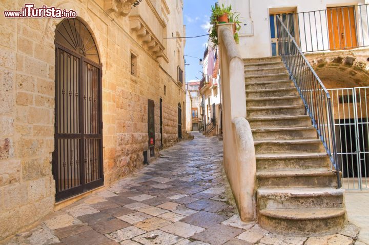 Immagine Pavimentazione a mattonelle in un vicolo del centro storico di Altamura, Puglia - © Mi.Ti. / Shutterstock.com