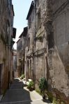 Via del centro storico di Pitigliano in Maremma, Toscana.