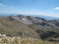 La vista sull'altopiano di Campo Imperatore