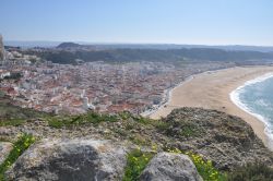 Il panorama di Nazaré fotografato dalla ...