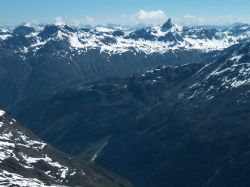 Massiccio del Bernina visto dal Piz Corvatsch
