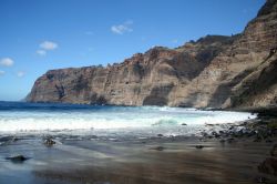 Acantilados de los Gigantes, le rocce a strapiombo della costa sud-occidentale di Tenerife, isole Canarie. Si trovano appena a nord delle località di Puerto de Santiago e di Los Gigantes ...