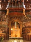 Cathédrale Sainte-Cécile, Albi: le decorazioni e gli affreschi all'interno della cattedrale-fortezza.