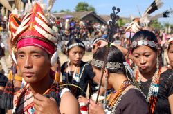 Arunachal Pradesh, India: il Festival Tirap, esponenti dell'etnia Nocte - Foto di Giulio Badini I viaggi di Maurizio Levi