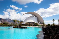 L'Auditorio di Santa Cruz de Tenerife, uno dei simboli delle Canarie, opera dell'architetto Santiago Calatrava  - © Aleksandar Todorovic / Shutterstock.com 
