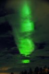 Aurora boreale in Norvegia: una colonna di luce ...