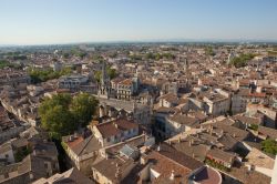 Avignone Provenza veduta aerea della città ...