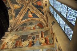 Basilica di San Francesco ad Arezzo. La cappella con il ciclo di affreschi di Piero della Francesca