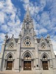 Halifax (Nuova Scozia, Canada): la Cattedrale di St. Mary fu consacrata nel 1899 e nominata Basilica nel 1950 da Papa Pio XII. Originariamente costruita in legno e modificata più volte ...