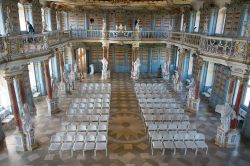 la grande Biblioteca di Bad  Schussenried0 nel sud della Germania