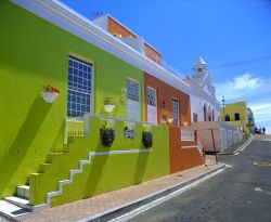 Case colorate a Cape Town, Sudafrica - Ricordano quelle di Kork nell'Irlanda del Sud e invece, si trovano proprio a Città del Capo. Trattandosi della località più a ...
