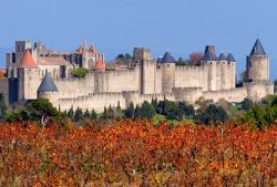 Carcassonne (Occitanie, Francia meridionale) nei secoli ha conosciuto tanti padroni diversi, che a poco a poco l'hanno arricchita di nuove fortificazioni e architetture. Dopo i romani furono ...