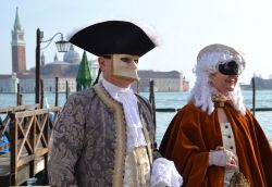 Carnevale a Venezia: maschere in posa