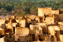 Case in fango, tipiche del cuore della Oasi di Siwa. Ci trovaimo nel deserto del Sahara, nei pressi della depressione di Qattara, in Egitto - © Nickolay Vinokurov / Shutterstock.com