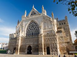 La Cattedrale gotica di Exeter, Inghilterra - sia ...