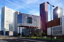 Il centro moderno di Rotterdam, con il grande il palazzo Red Apple. Siamo in Olanda - Igor Plotnikov / Shutterstock.com 