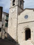 Una chiesa in centro a Castelpetroso in Molise, Provincia di Isernia.