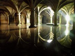 Dentro alla magica Cisterna portoghese di  El Jadida, in marocco Marocco