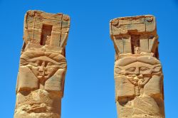 Colonne divinita Hathor Jebel Barkal Sudan