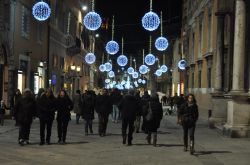 Corso Vannucci durante Vacanze Natale Perugia