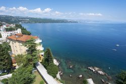La costa croata e Opatija dall'alto - © Bokicbo / Shutterstock.com