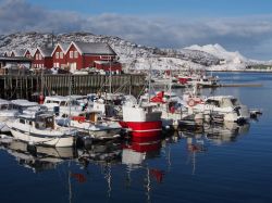Da Bodo Norvegia parte il Traghetto per Moskenes, ...